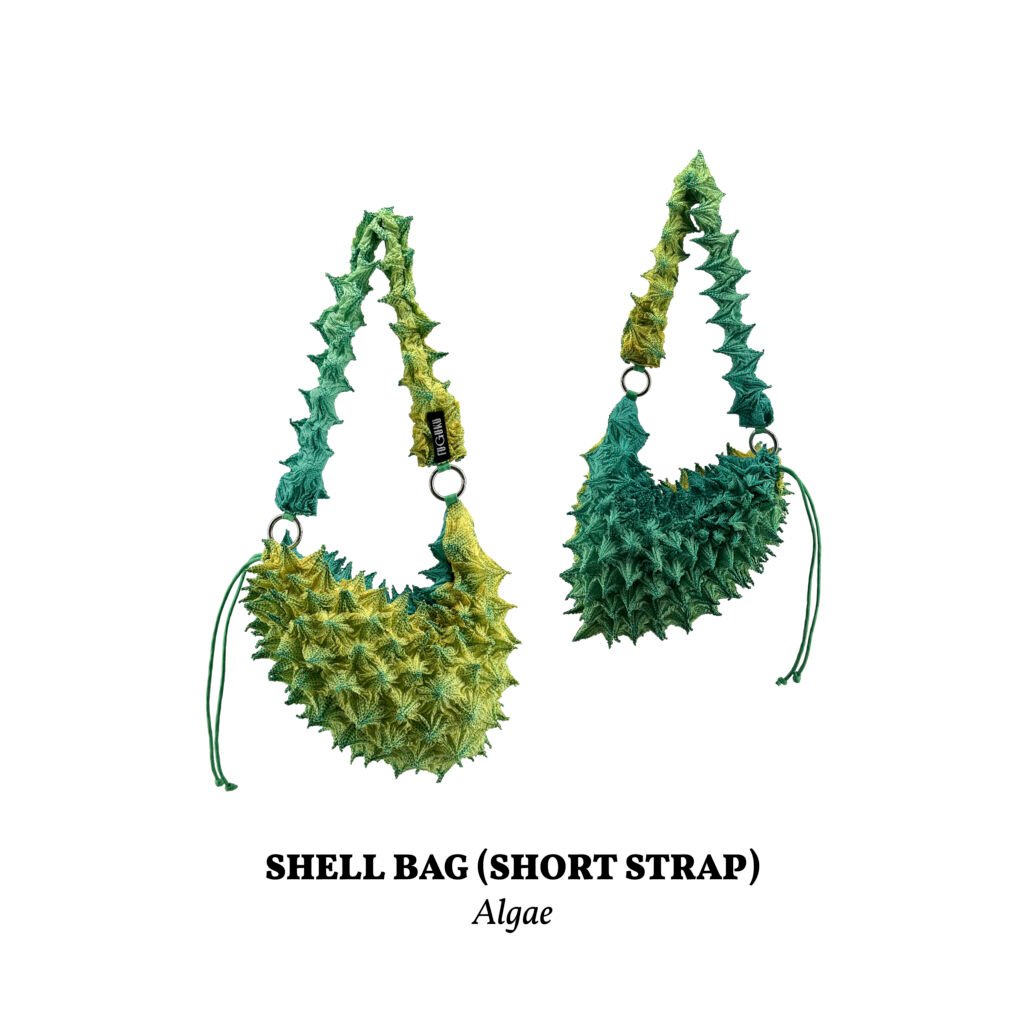 AAA Product FUGU SHELL BAG SHORT - ALGAE